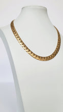 Load image into Gallery viewer, Vintage SC Gold Tone Curb Choker
