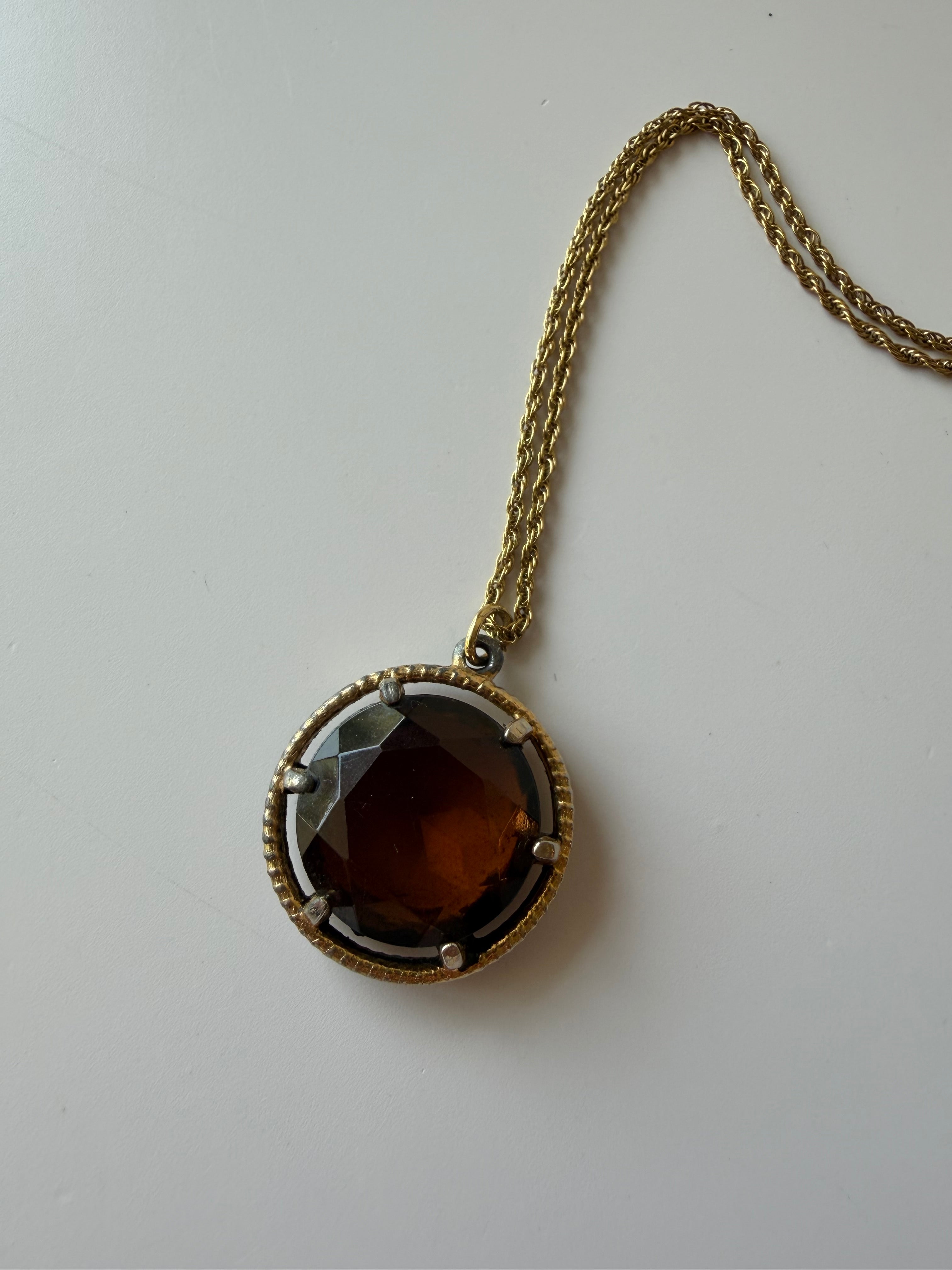Vintage Garnet Necklace