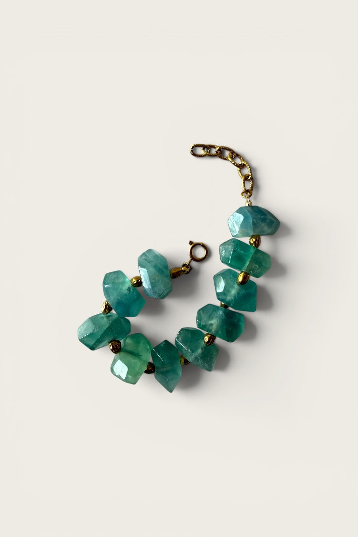 Fia Chunky Flourite Bracelet