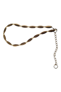 Vintage Gold-tone Oblong Chain Belt