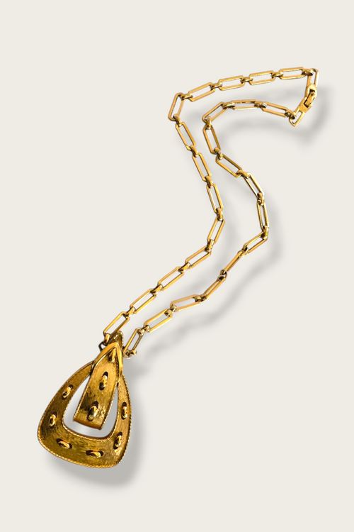 60's Monet Vintage Buckle Necklace