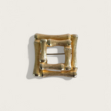 Vintage Square Bamboo Brooch