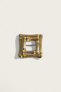 Vintage Square Bamboo Brooch