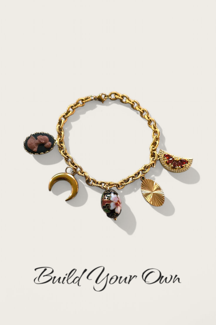 BYO Vintage Linked Bracelet (prices are displayed after selections are made)
