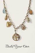 BYO VINTAGE LINKED NECKLACE  (prices are displayed after selections are made)