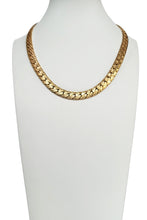 Load image into Gallery viewer, Vintage SC Gold Tone Curb Choker