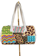 Load image into Gallery viewer, 00&#39;s Beaded Patchwork Mini Duffel