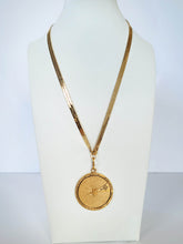 Load image into Gallery viewer, 60&#39;s Zodiac Wheel Pendant Necklace