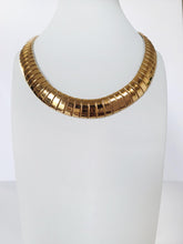 Load image into Gallery viewer, Vintage Gold-tone Omega Collar Necklace