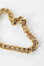 Load image into Gallery viewer, 70&#39;s Gold-tone Monet Greek Key Chunky Pendant Necklace