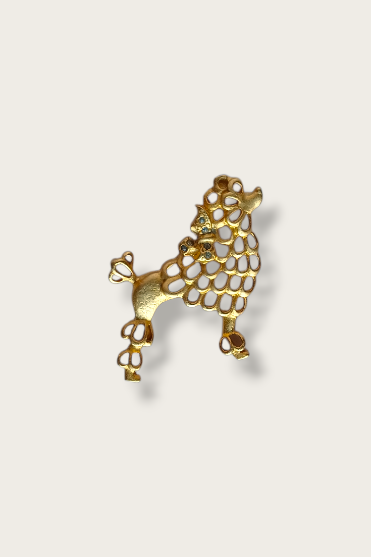 50s/60s Poodle Brooch