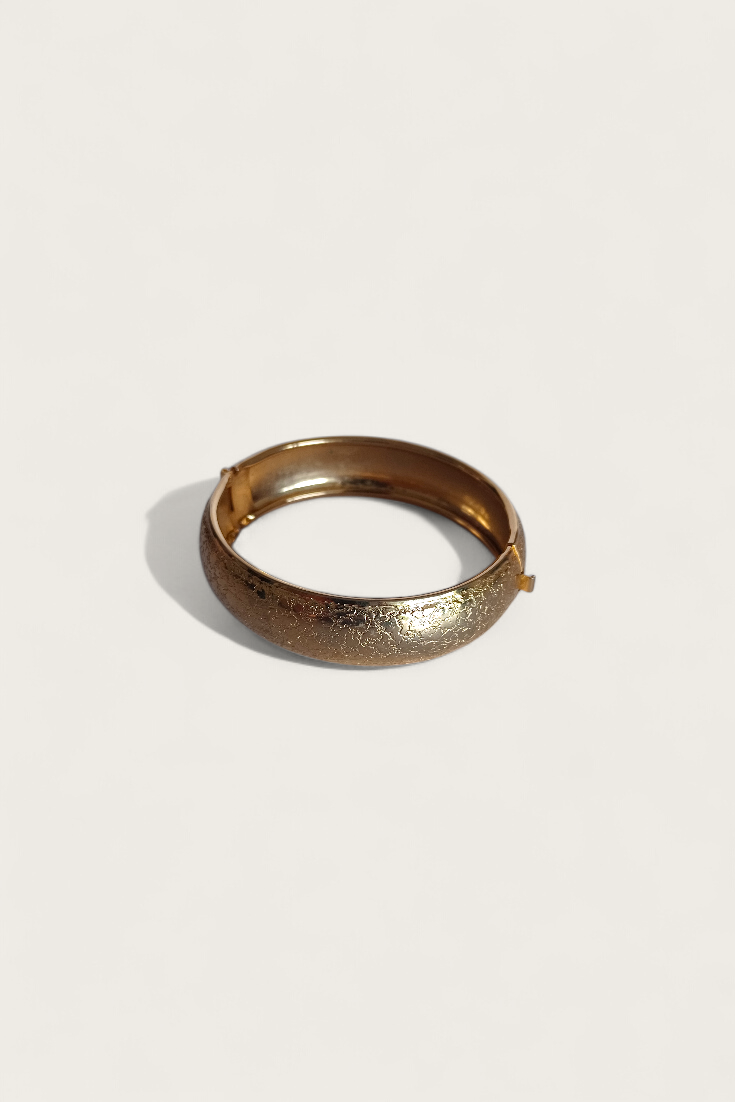 60's Textured Hinge Bracelet
