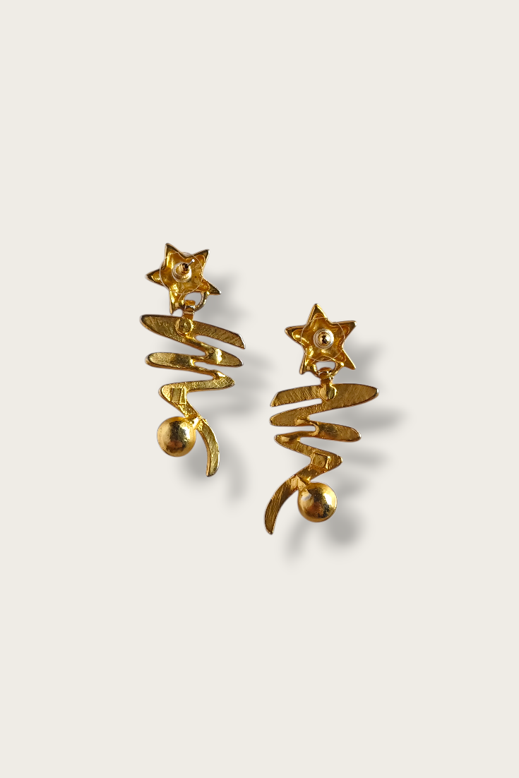 80's Zig-Zag Earrings