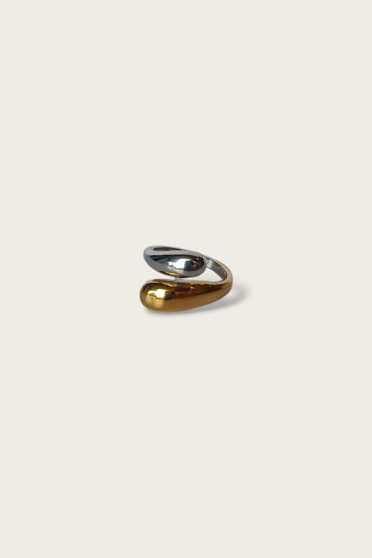 Vintage Dual Toned Wrap Ring