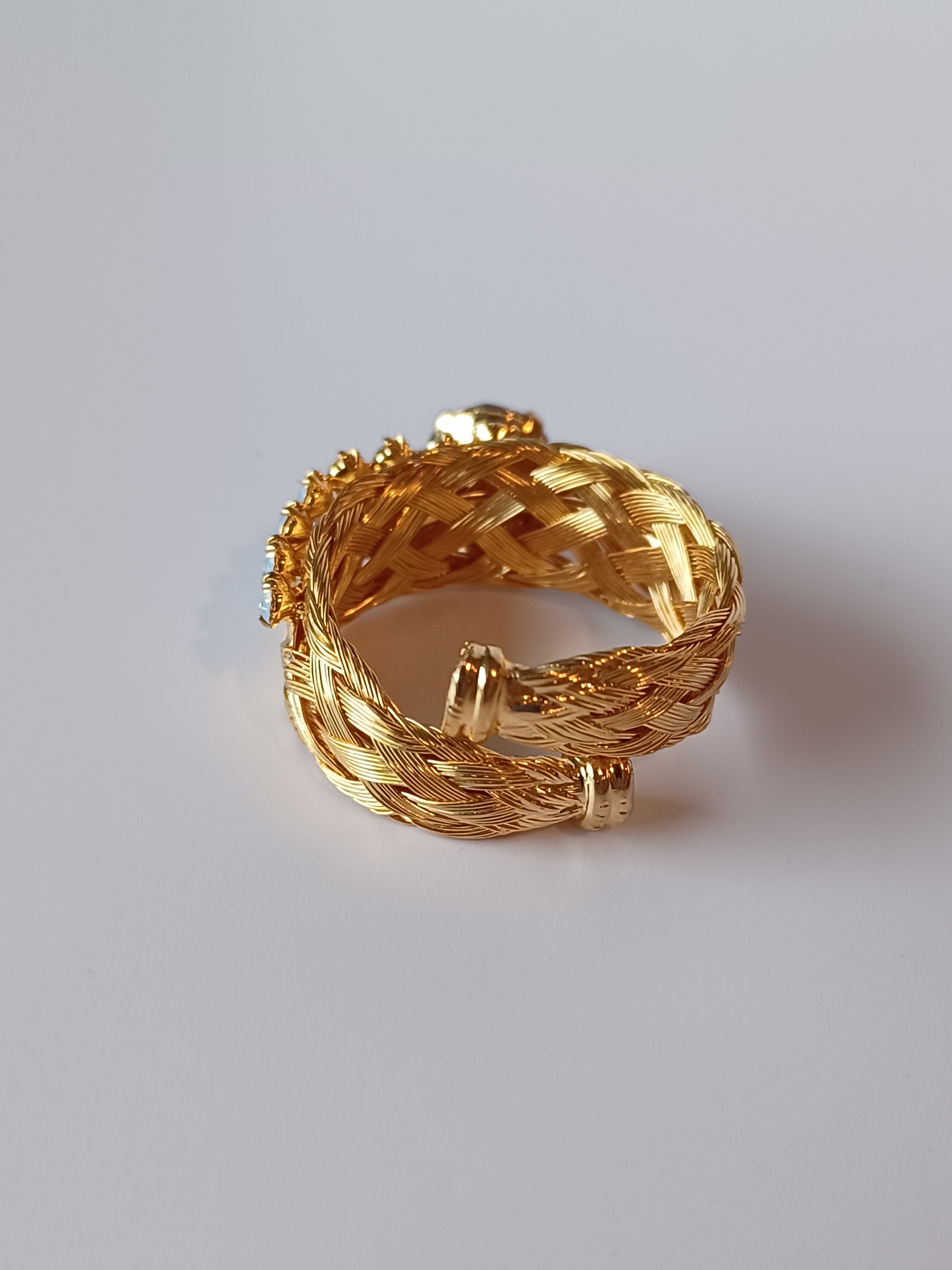 Vintage Amethyst Woven Ring