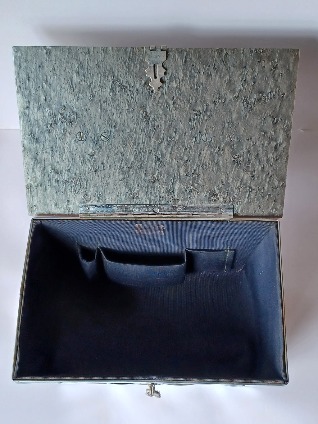 50's Dorset Rex Basket Weave Box Purse