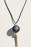 Revived Flora Tassel Pendant Necklace