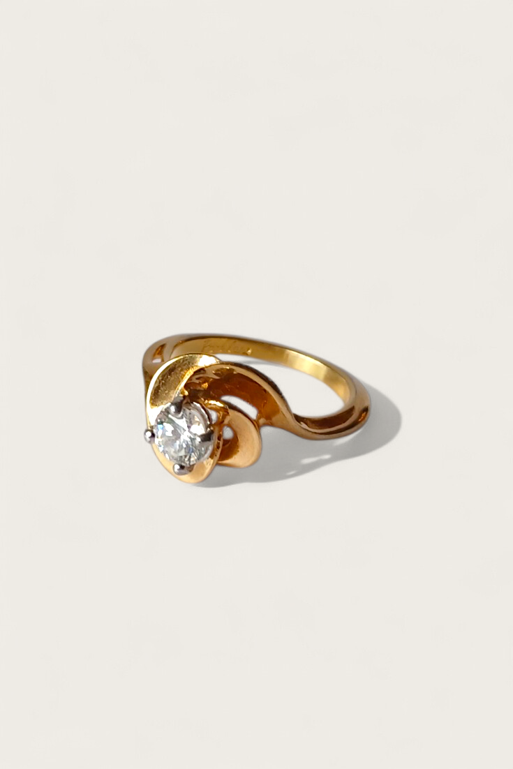 70/80's Park Lane Floral Swirl Ring