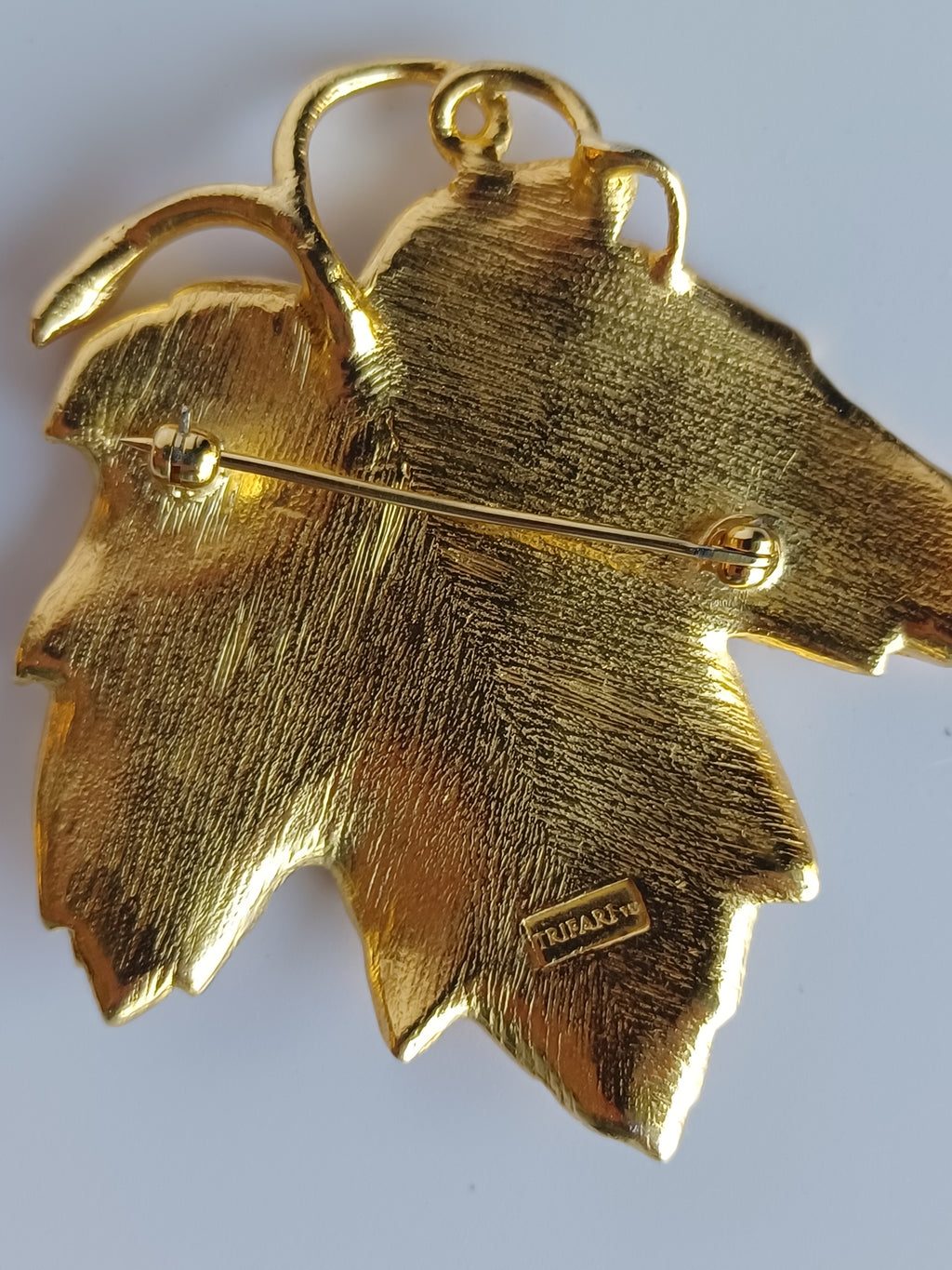 Vintage Trifari Leaf Brooch