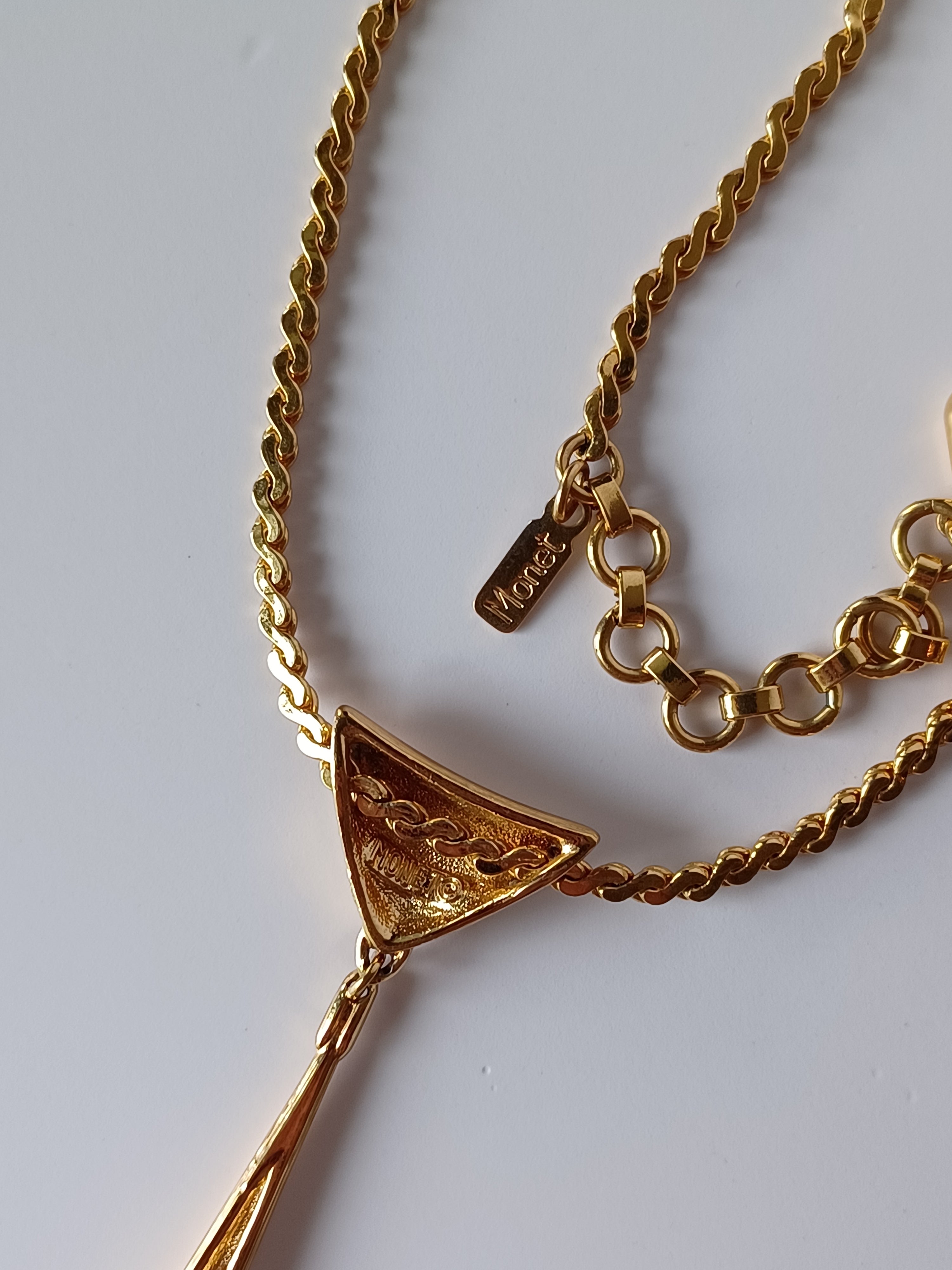 80/90's Monet Sculptural Pendant Necklace – REVIMODE