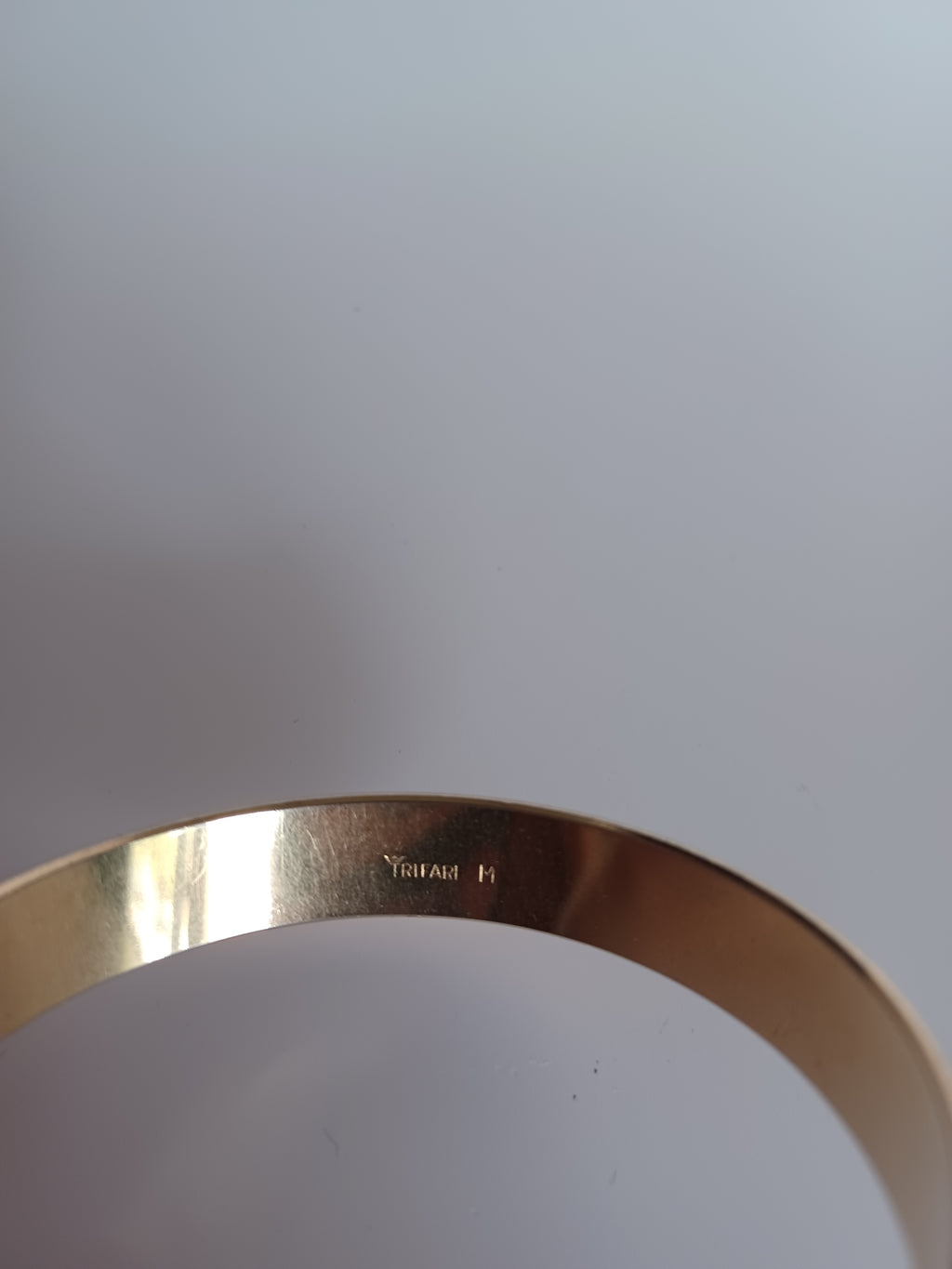 Vintage Trifari Fluted Bangle Bracelet