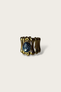 Blue Intaglio Ring