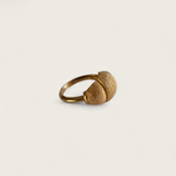 80s Textured Dome Ring