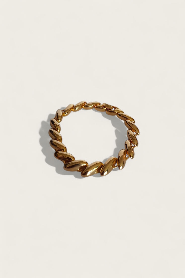 80's Rice Link Bracelet