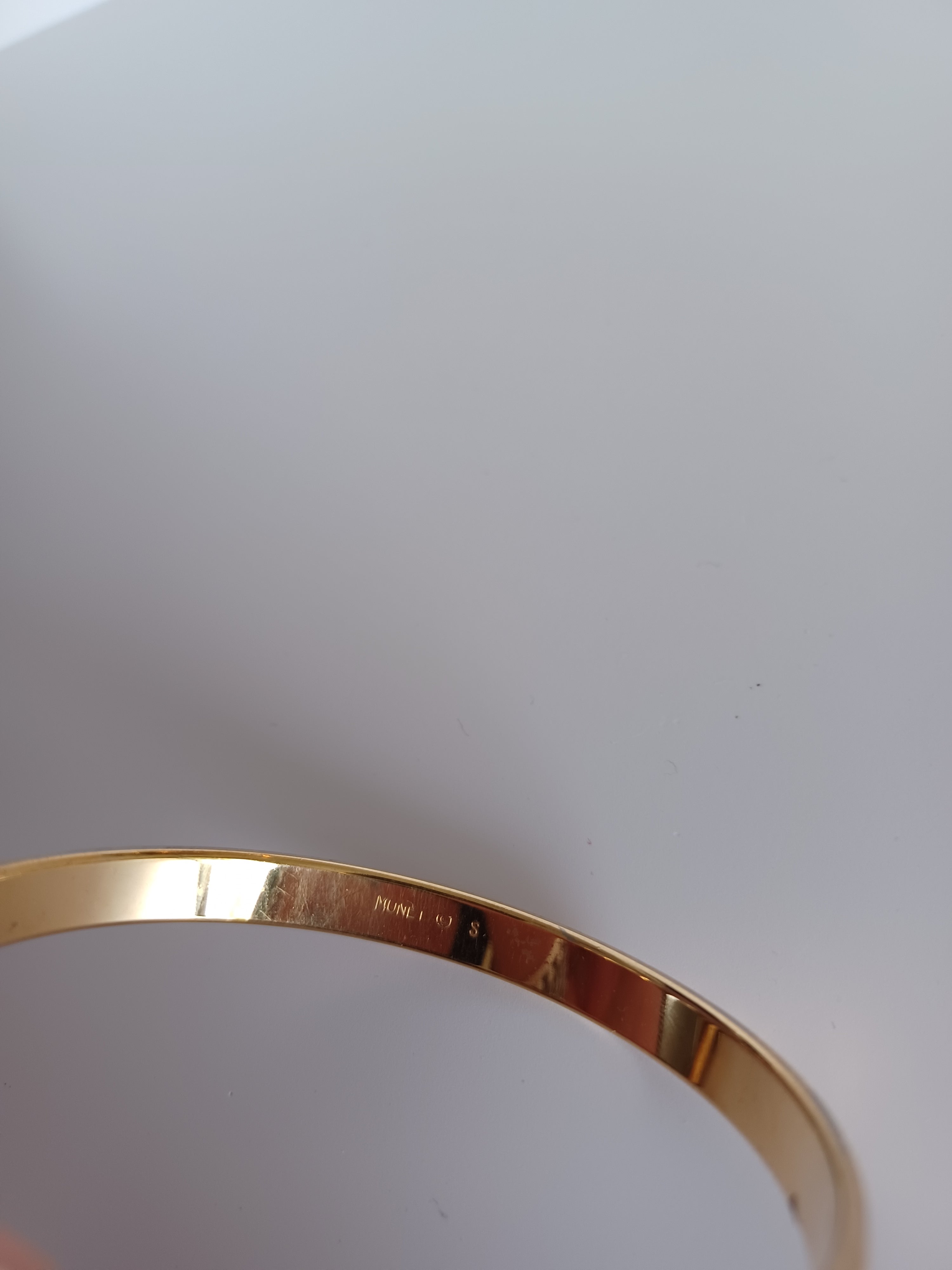 70's Monet Diagonal Diamond Bangle Bracelet