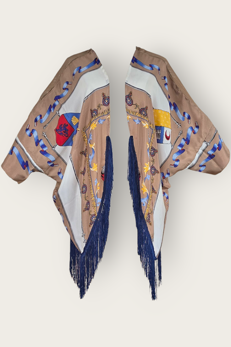 Sherry Silk Mini Fringe Duster