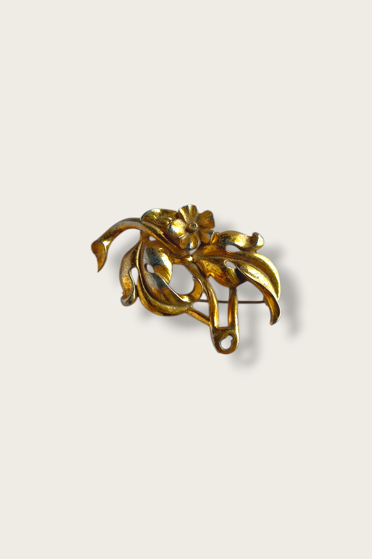 Vintage Botanical Brooch