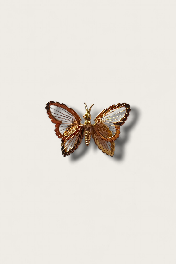 60's Monet Butterfly Brooch
