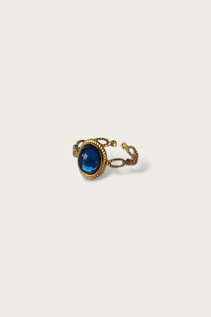 Diana Revived Glass Stone Ring
