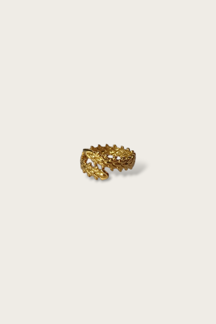 Vertebrae Wrap Ring
