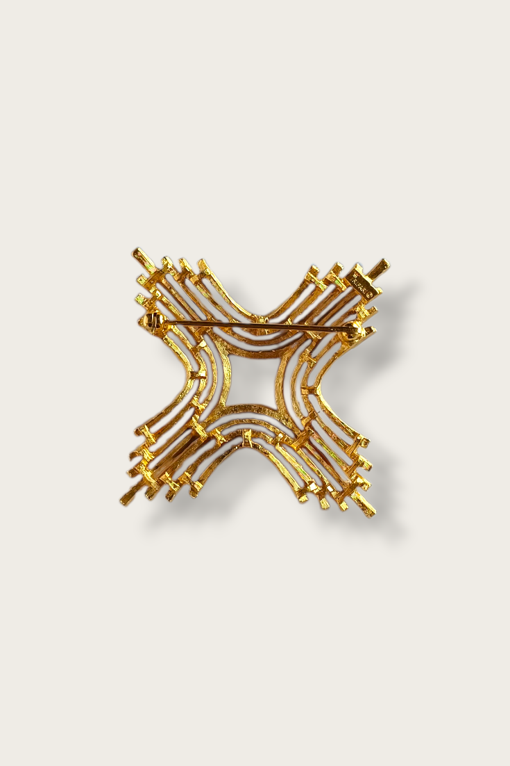 60's/70's Trifari Starburst Brooch