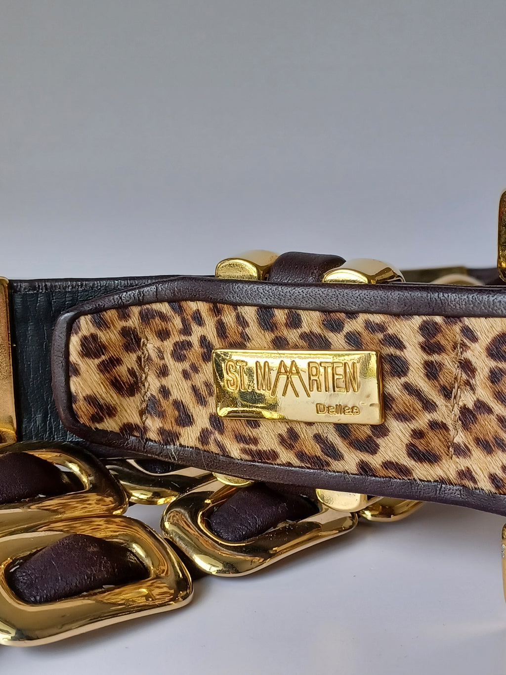 80/90's St Maarten Pony Hair Belt