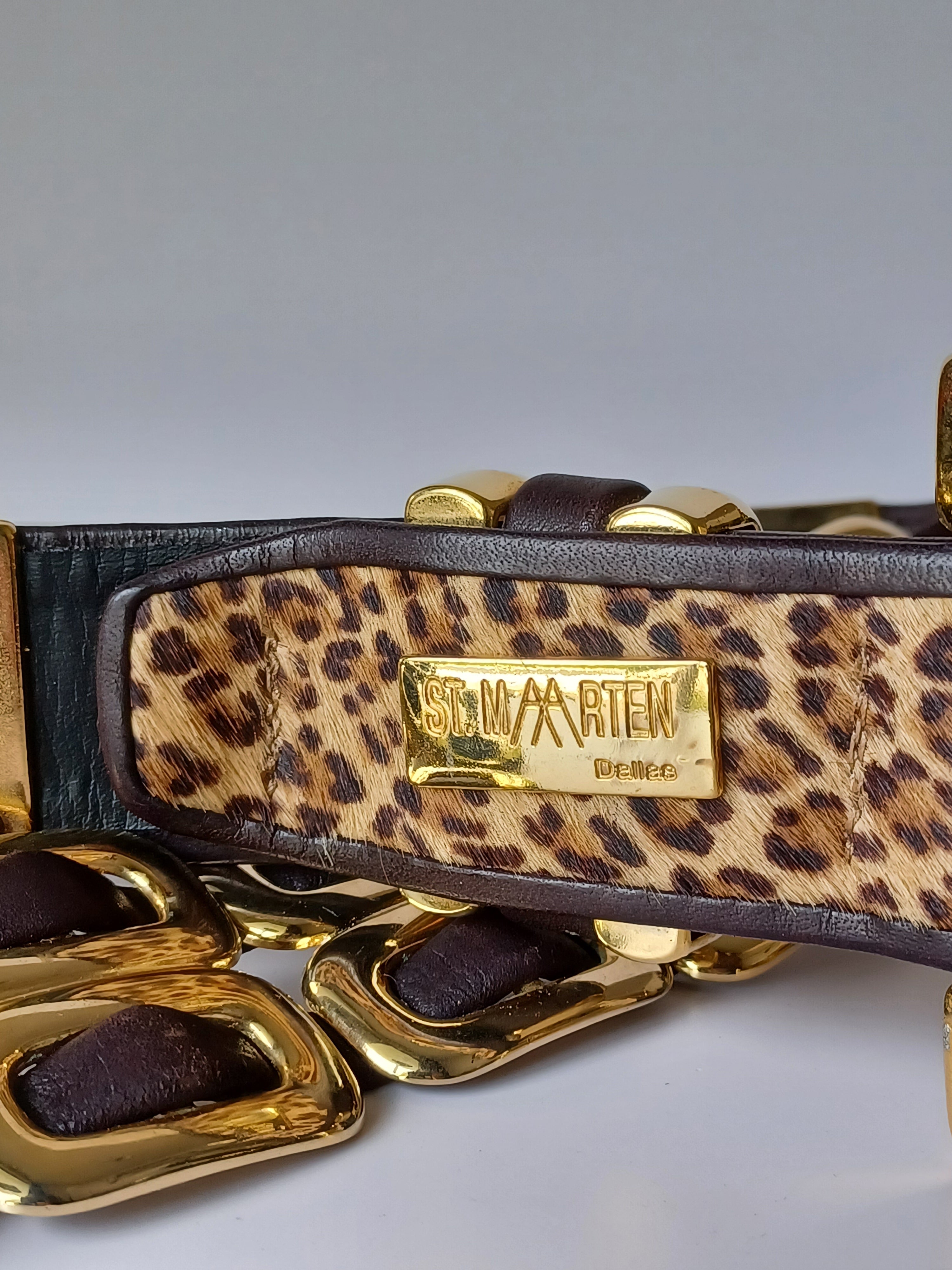 80/90's St Maarten Pony Hair Belt