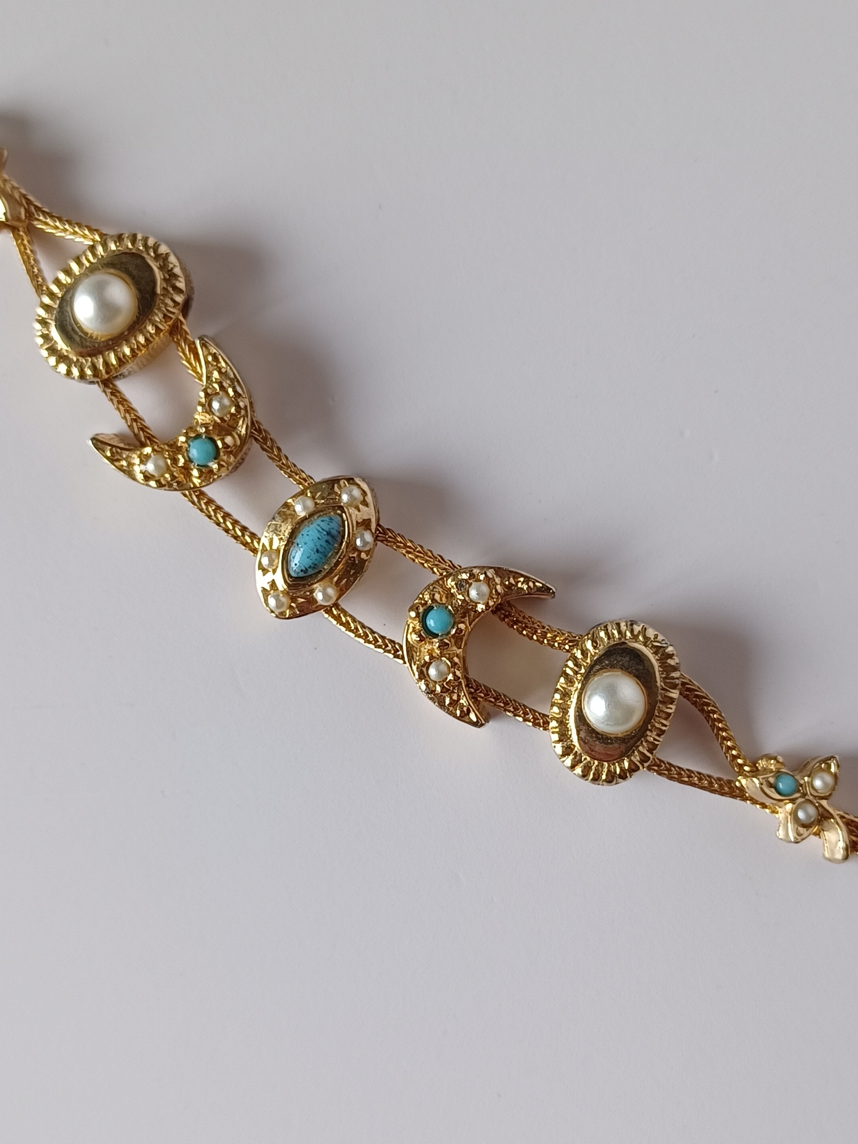 70's Cresent Moon Bracelet