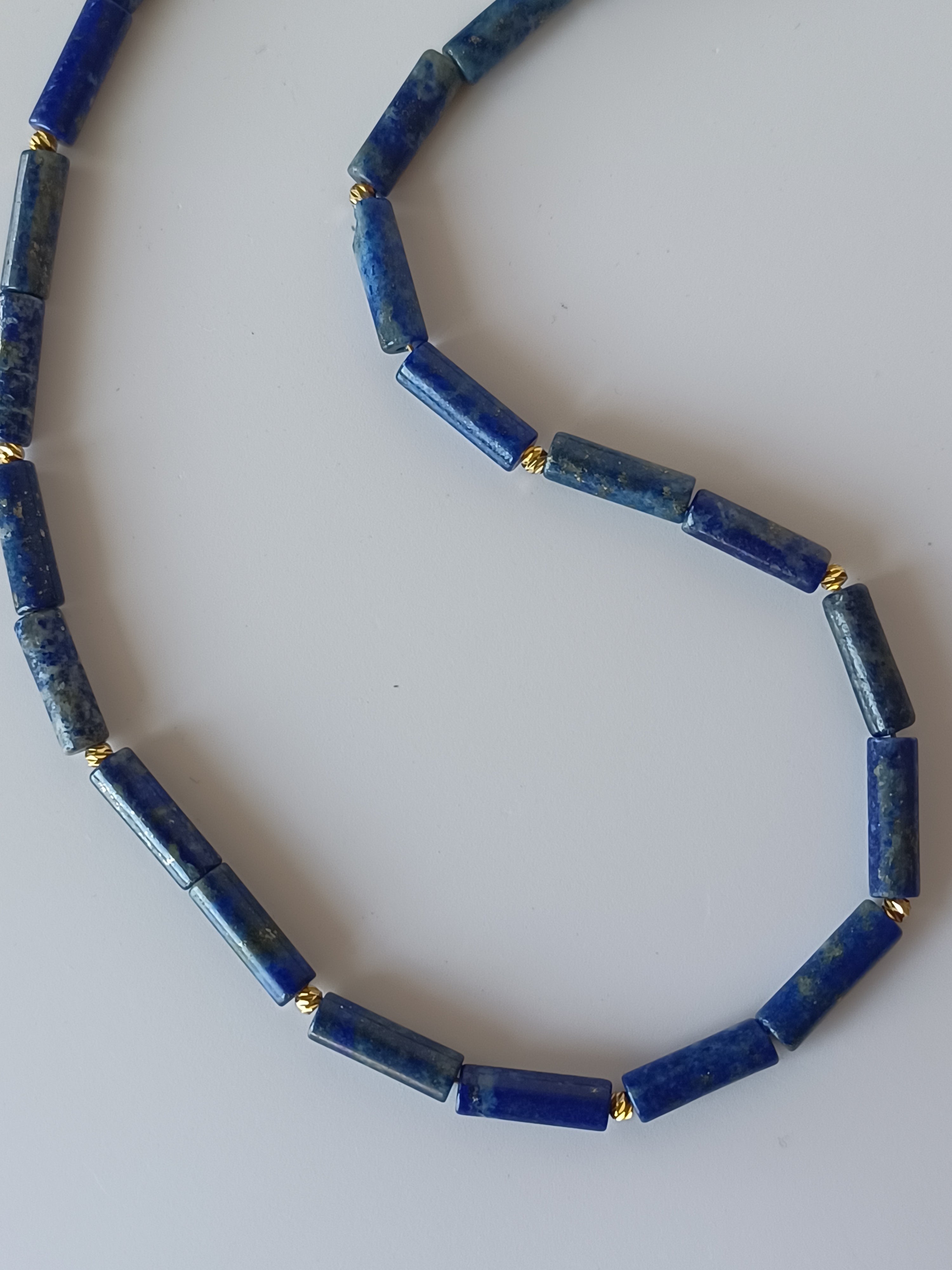 Vintage Lapis Lazuli Gemstone Necklace