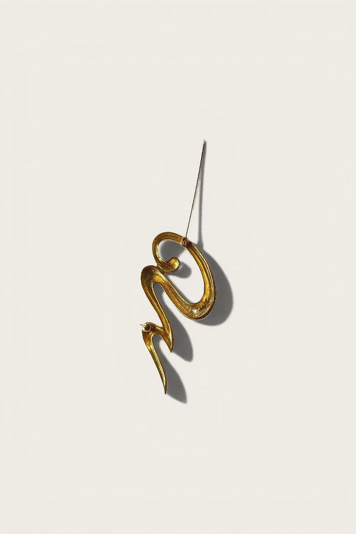 90's Scribble Brooch