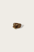 70's Tiger's Eye Petal Ring