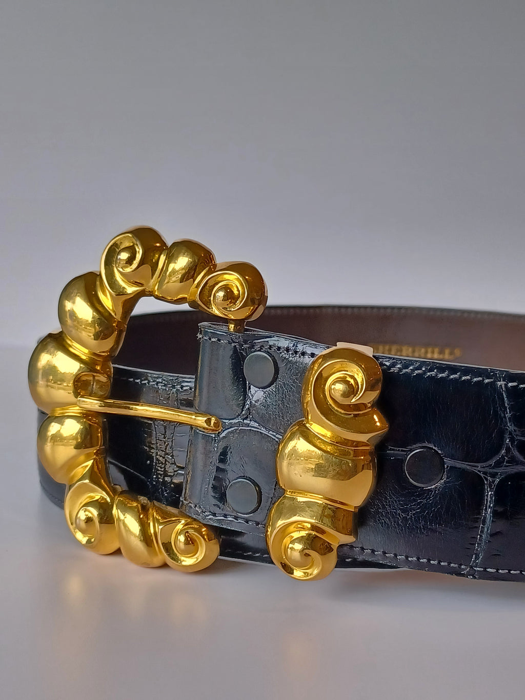 80s Black Kleinberg Sherrill Belt