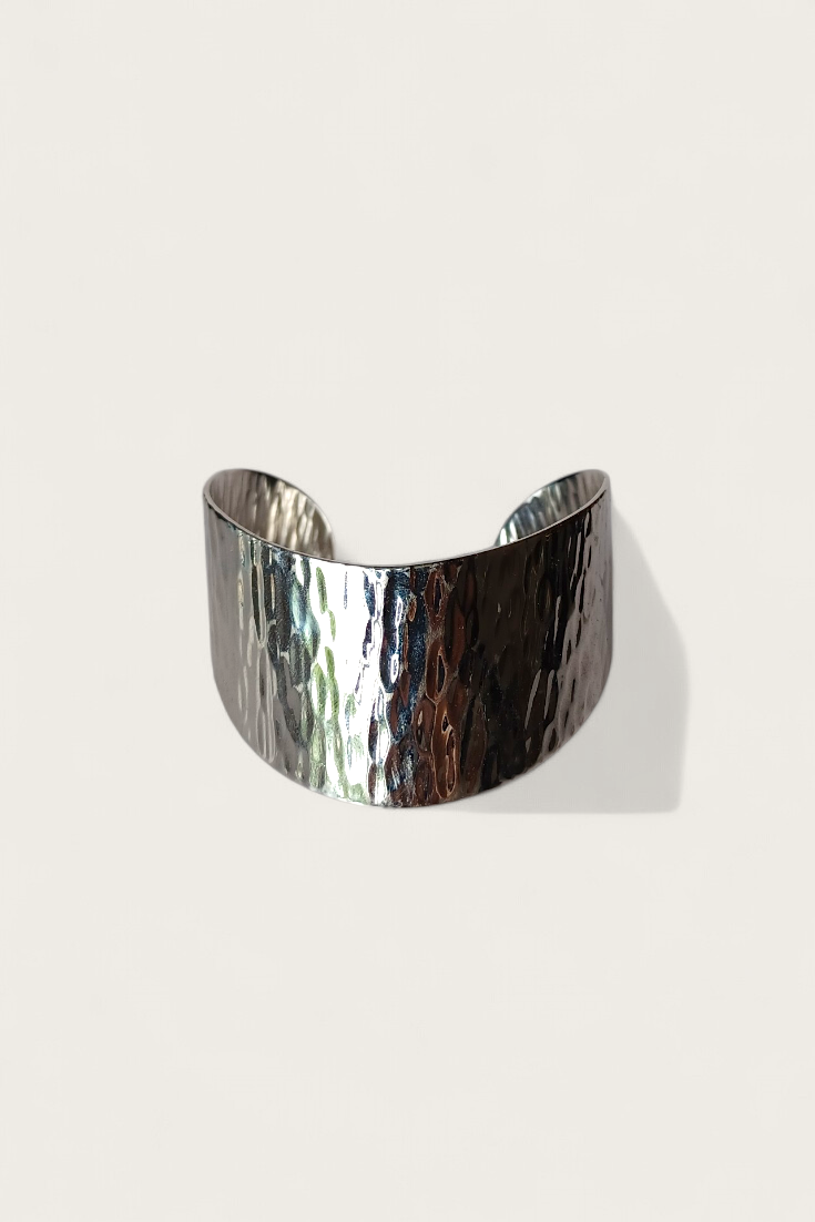 Vintage Hammered Cuff Bracelet