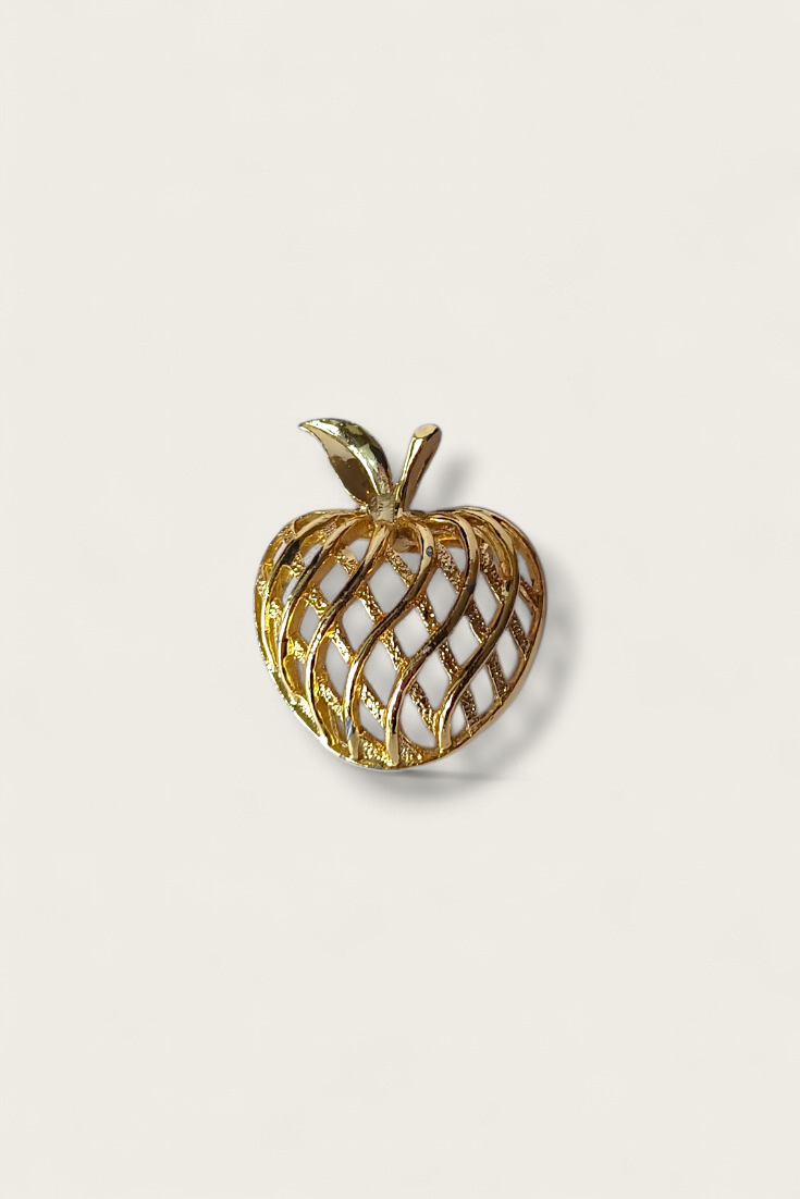 Vintage Gerry's Apple Brooch