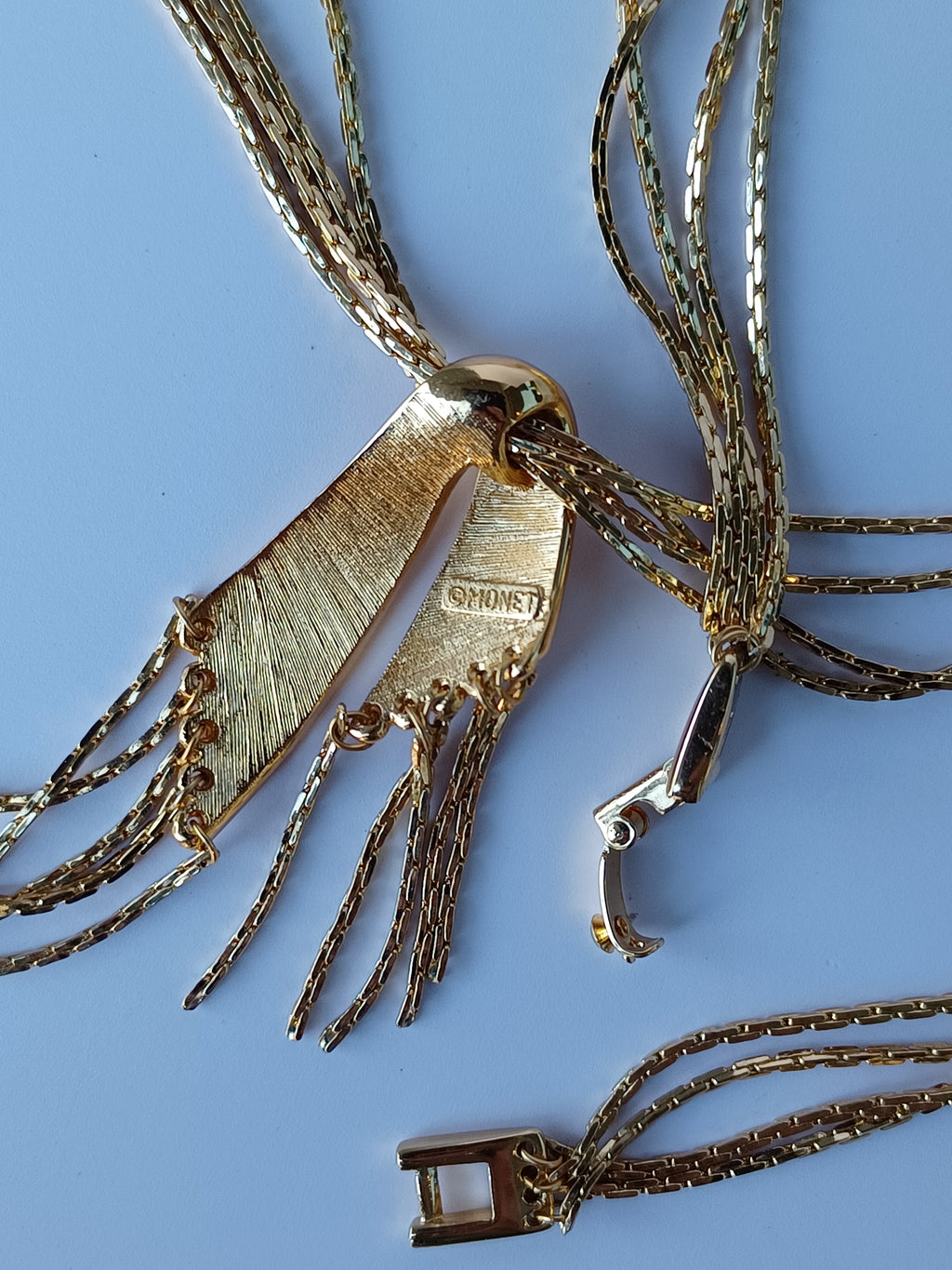 70's Monet Tassel Necklace