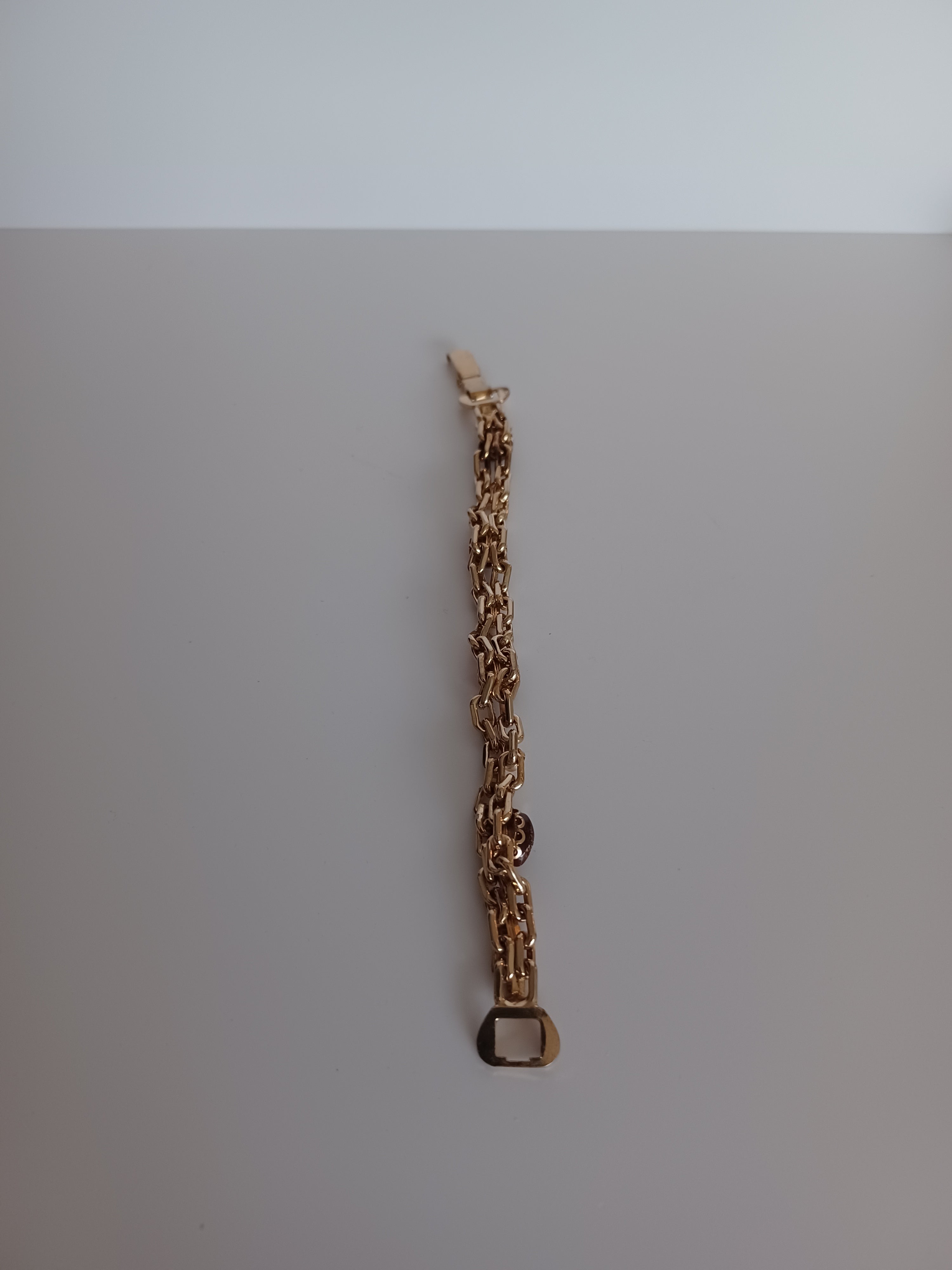 70's Amber Double Link Bracelet