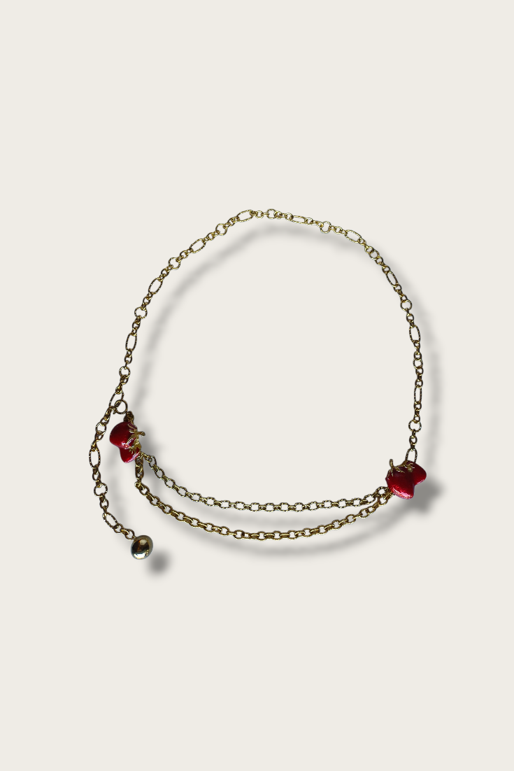 Revived Strawberry Chain Belt