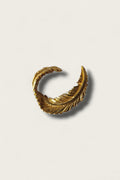 Vintage Swirl Feather Brooch