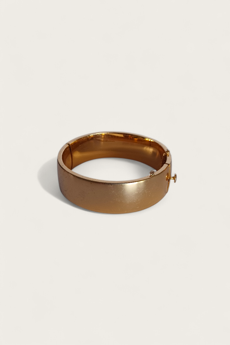 Vintage Monet Polished Hinge Bracelet
