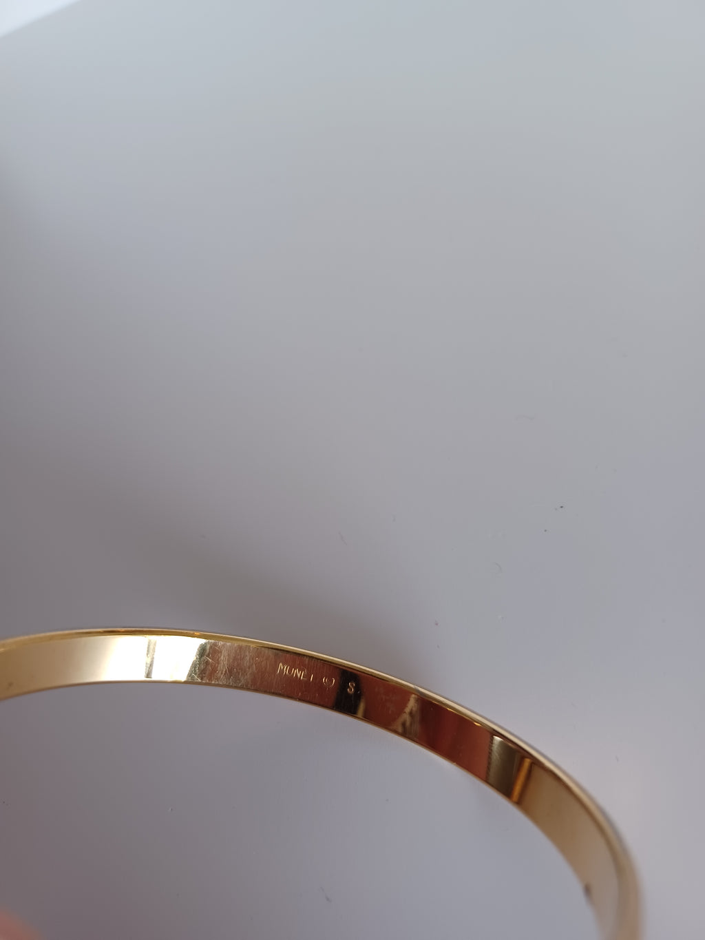 60's/70's Monet Diagonal Etched Bangle Bracelet